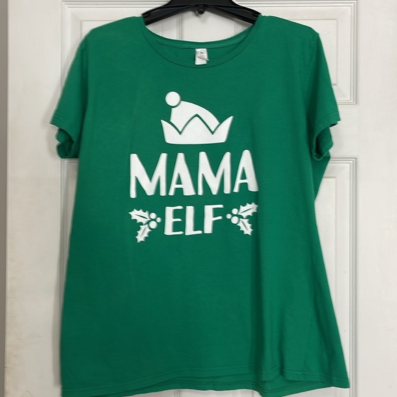 Christmas Pajamas His & Hers Papa Mama Elf large & 2xl EUC Matching Family - Picture 3 of 9